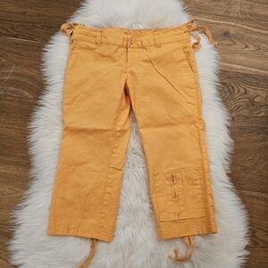 Vintage Low Rise Orange Cargo Pants